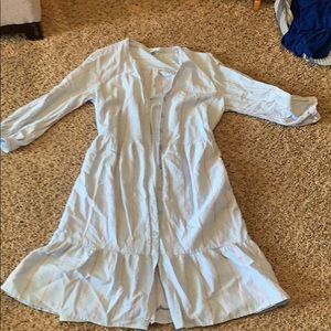 cute stripped dress size m